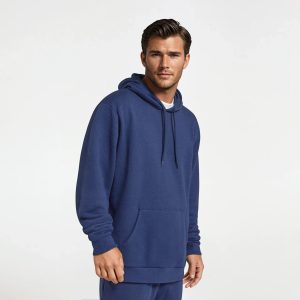 Unisex Merino Blend Hoodie - Deep Navy