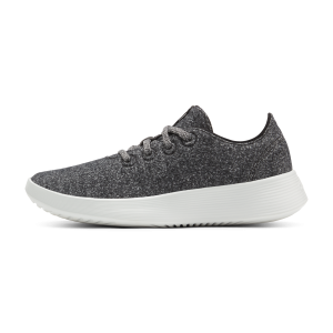 Women's Wool Runner Go - Dark Grey (Light Grey Sole)