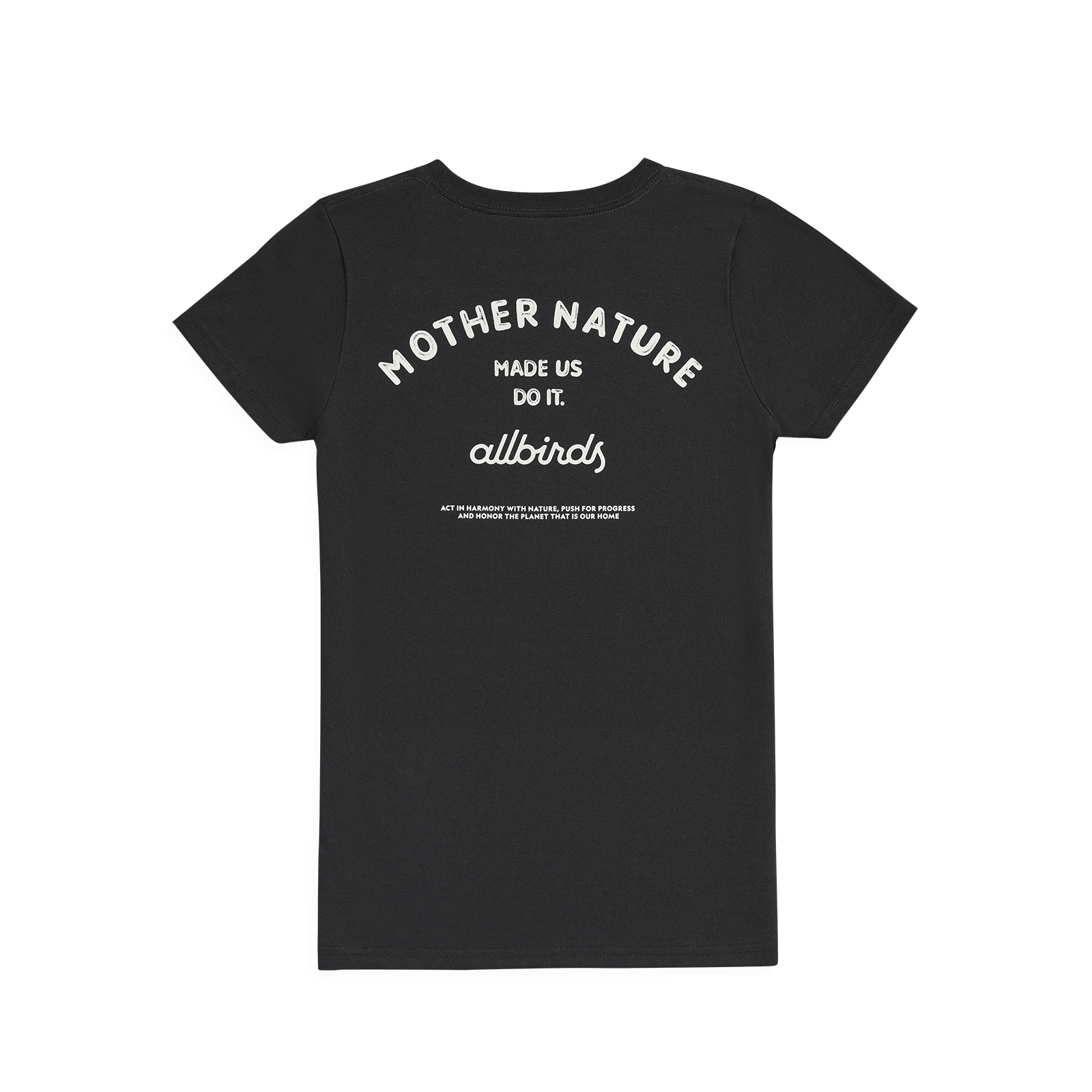 Women's Recycled Tee - Mother Nature - Natural Black - Image 3