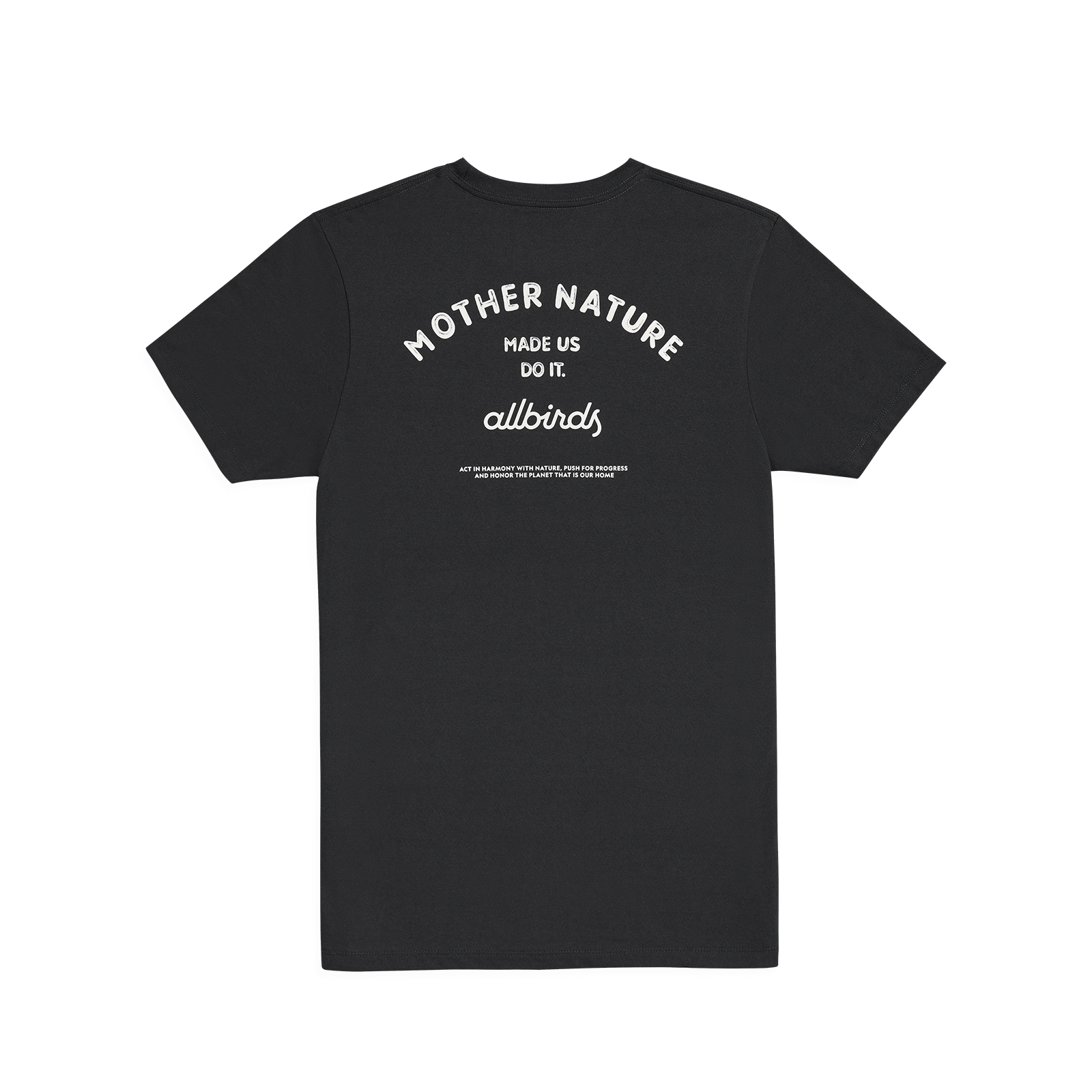 Men's Recycled Tee - Mother Nature - Natural Black - Image 3