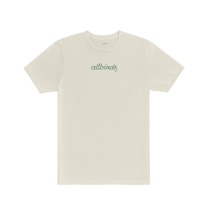 Men's Recycled Tee - Logo - Natural White