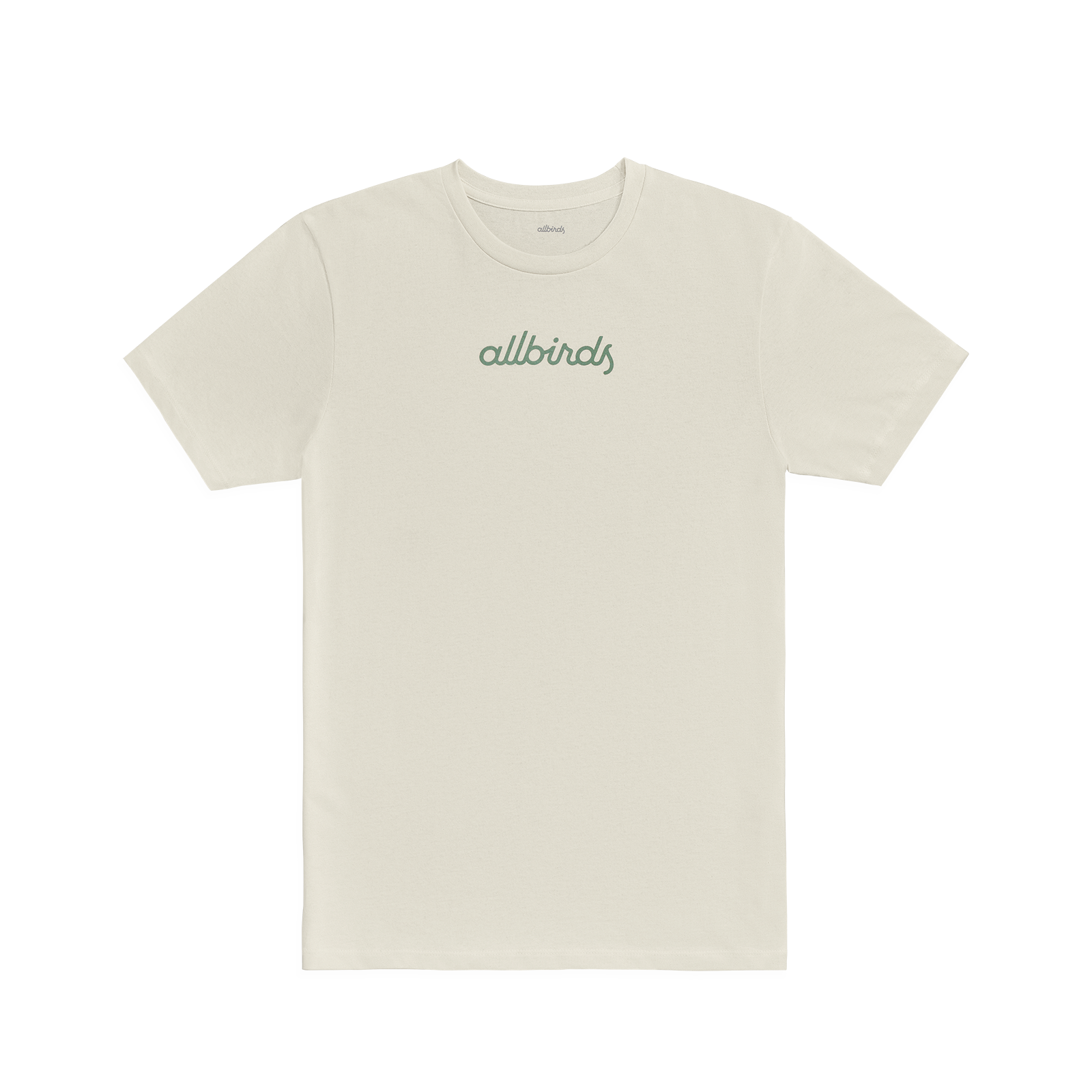 Men's Recycled Tee - Logo - Natural White