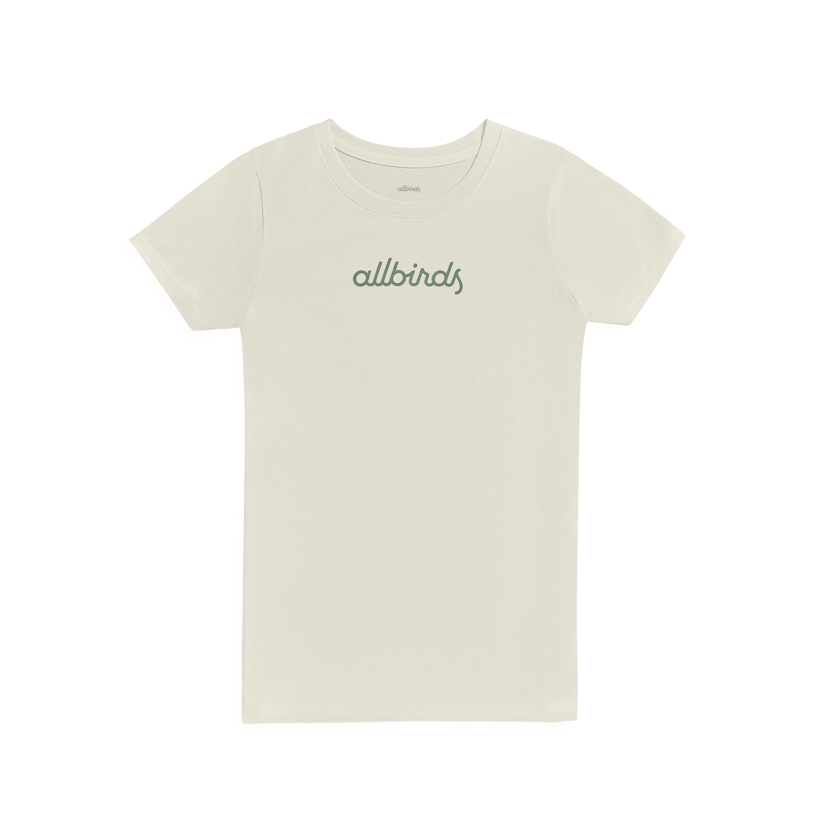 Women's Recycled Tee - Logo - Natural White