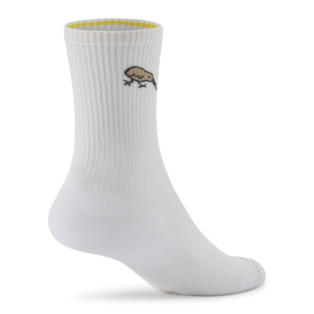 Anytime Crew Sock - Blizzard/Rugged Beige (Natural Black) - Kiwi Bird - Image 2