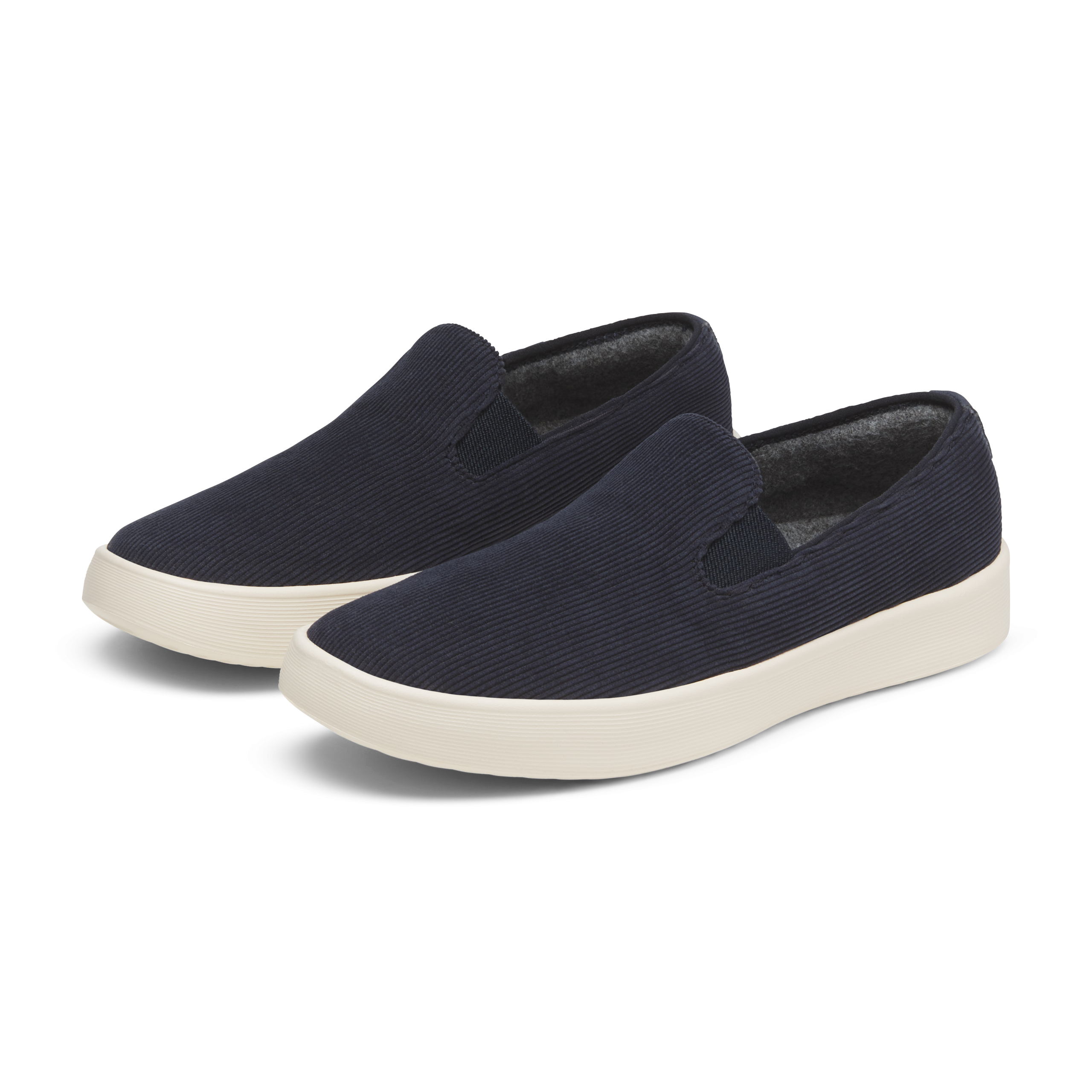 Women's Cruiser Slip On Corduroy - Dark Navy (Stony Cream Sole) - Image 5