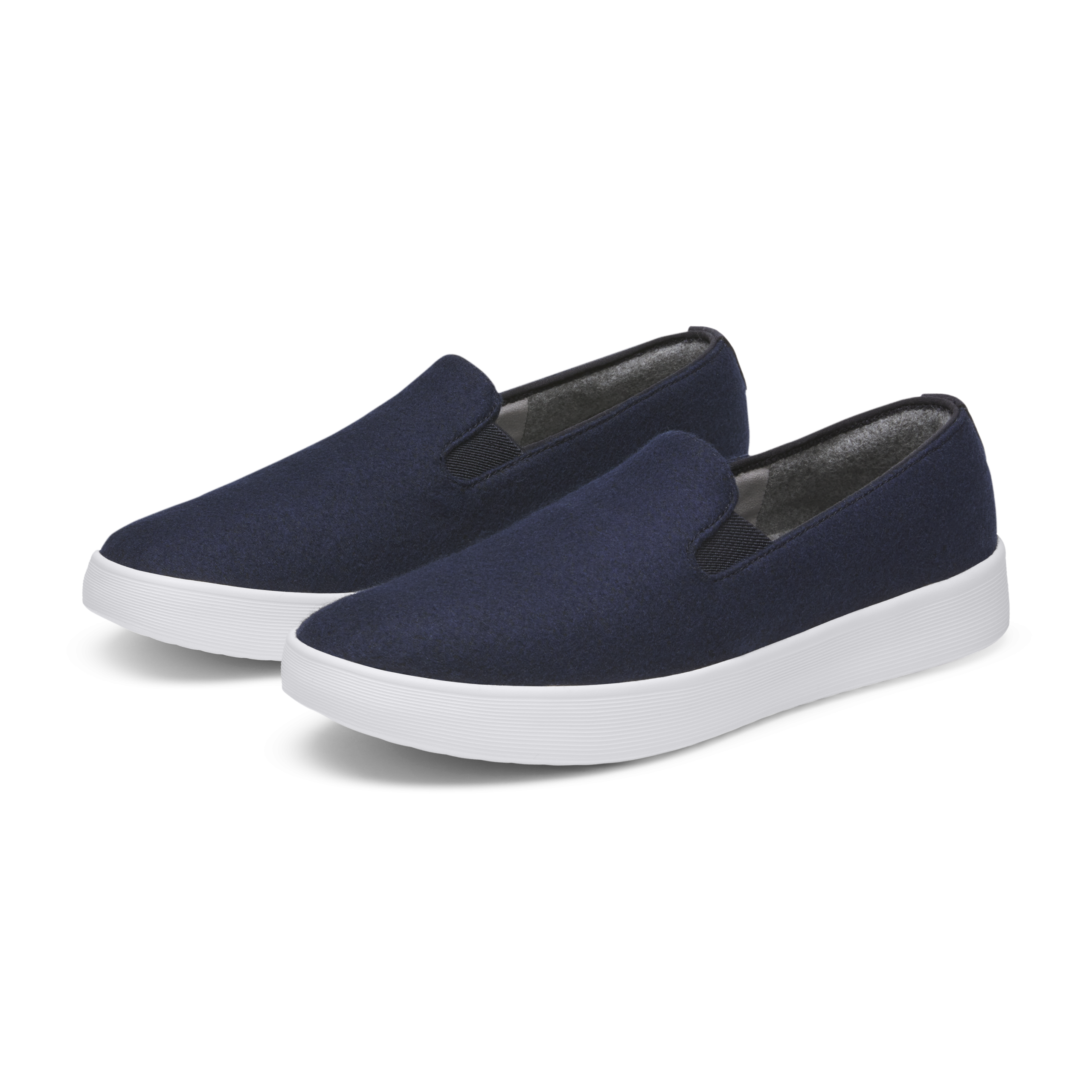 Women's Wool Cruiser Slip On - Dark Navy (Blizzard Sole) - Image 5