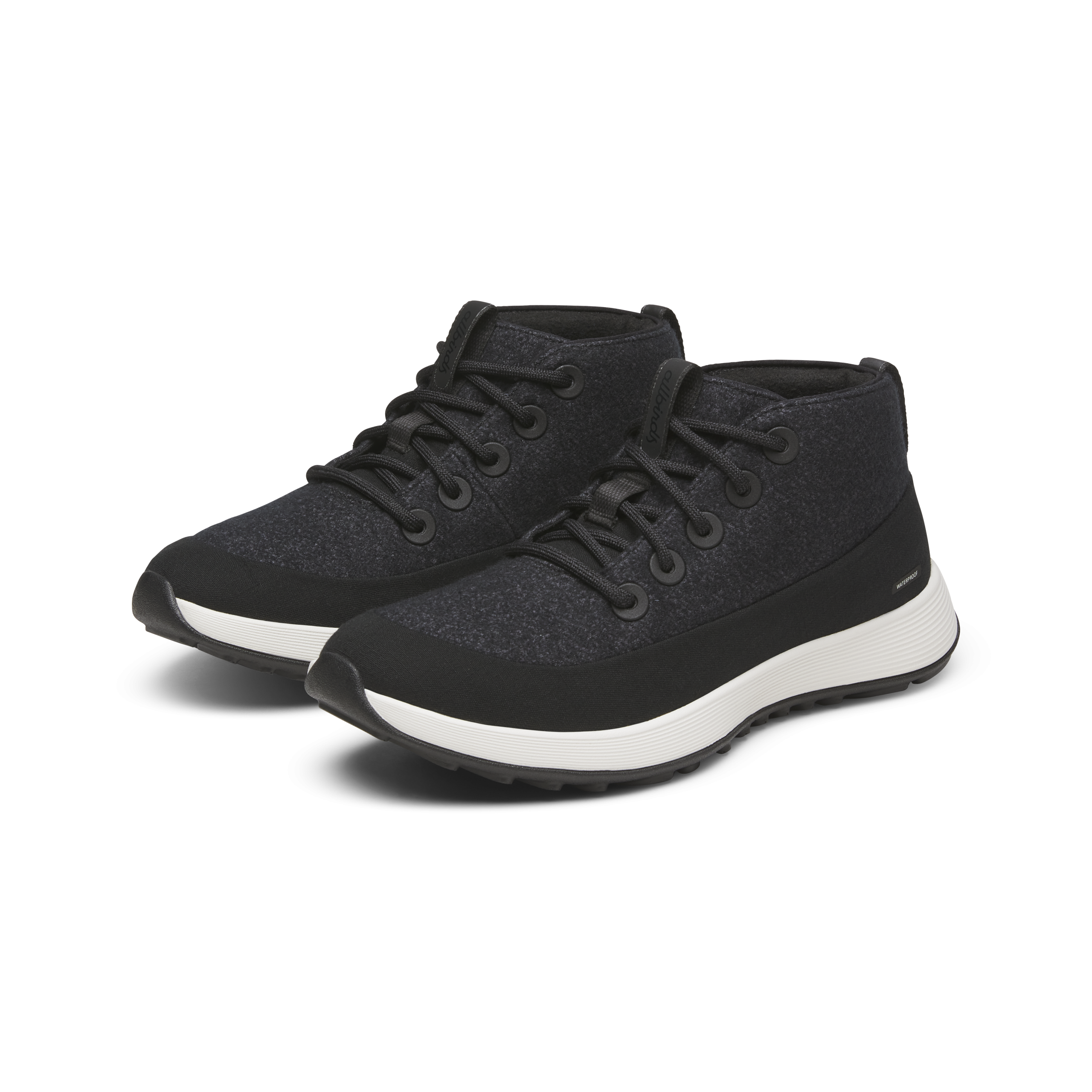 Men's Wool Runner NZ Mid Waterproof - Natural Black (Natural White Sole) - Image 5