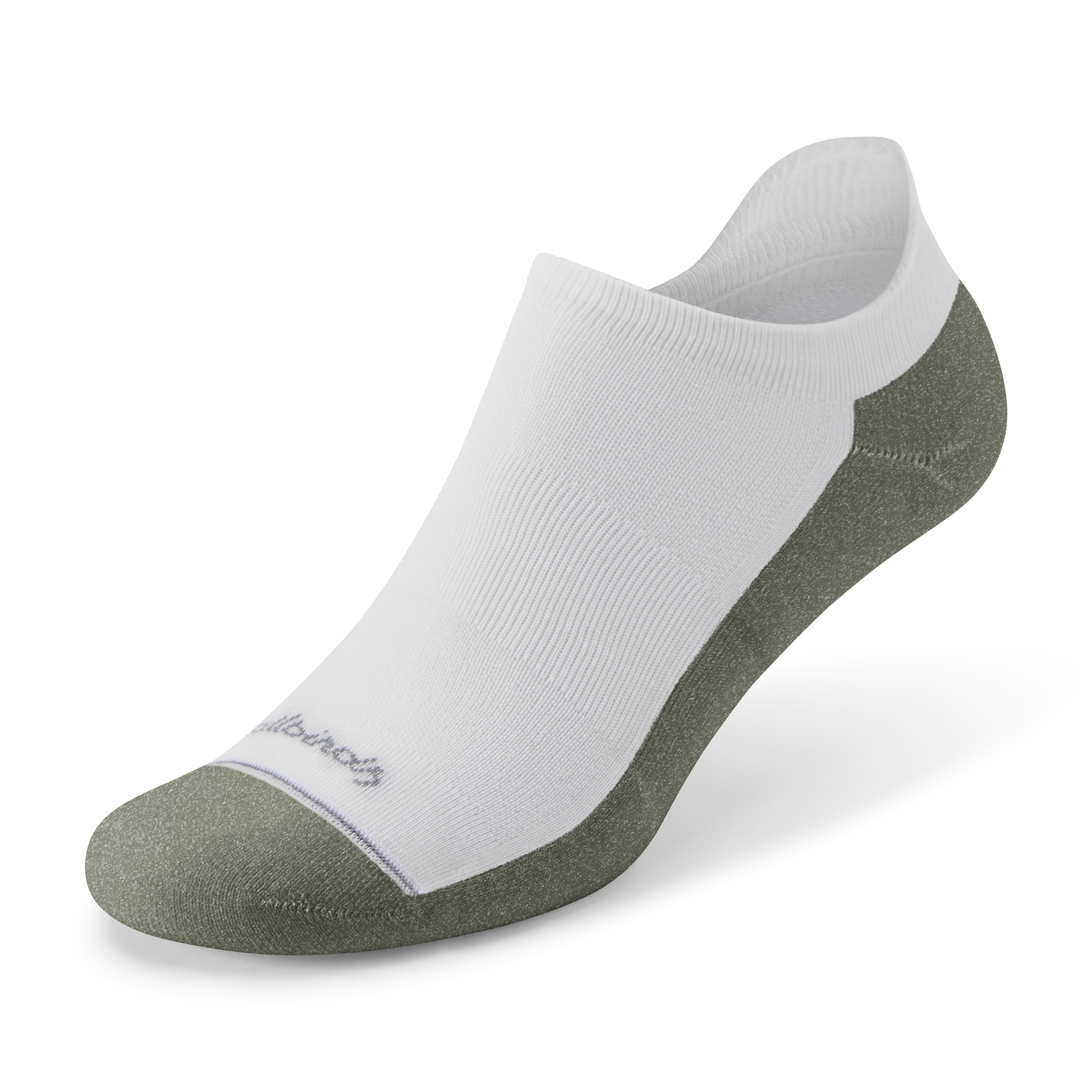 Anytime Ankle Sock - Blizzard/Thunder Green