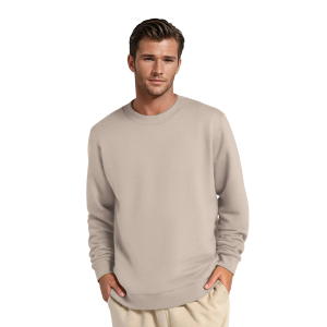 Men's Merino Blend Sweatshirt - Mushroom