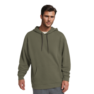 Unisex Merino Blend Hoodie - Burnt Olive