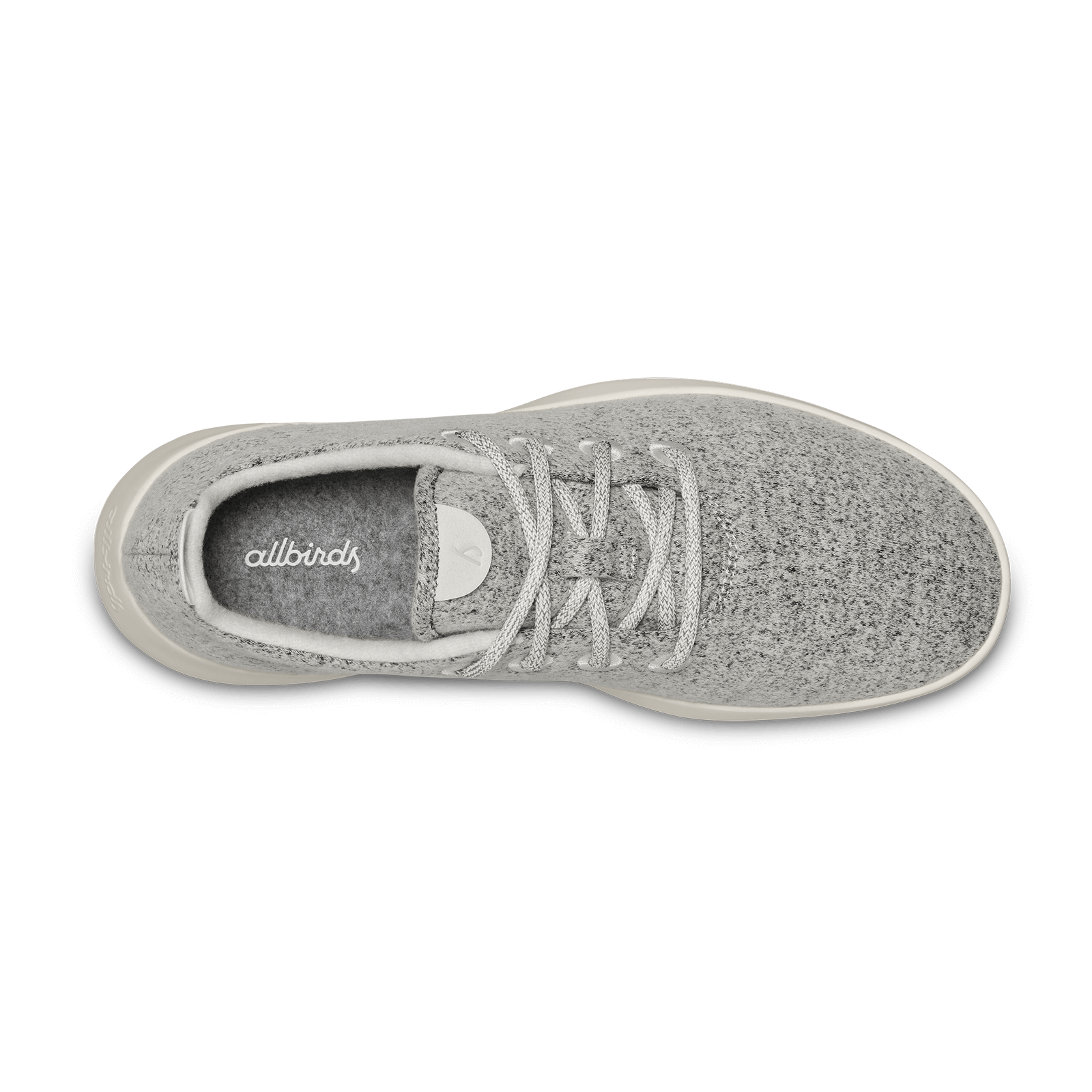 Women's Wool Runner - Dapple Grey (Cream Sole) - Image 3
